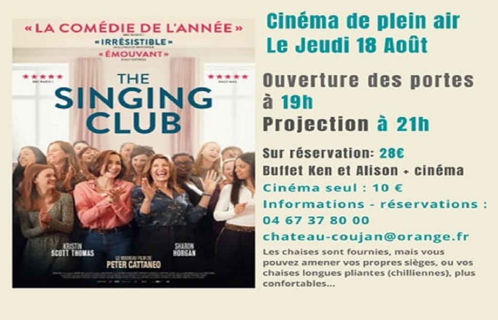 CINÉMA DE PLEIN AIR « THE SINGING CLUB »