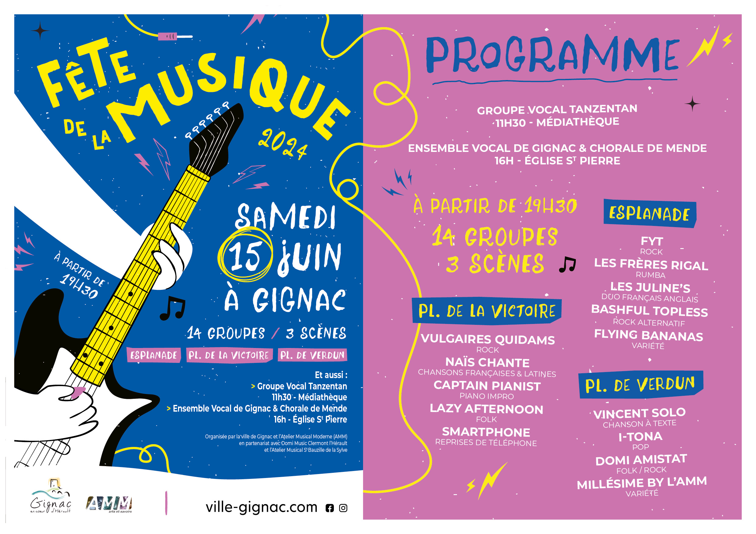 FÊTE DE LA MUSIQUE — visuel événement