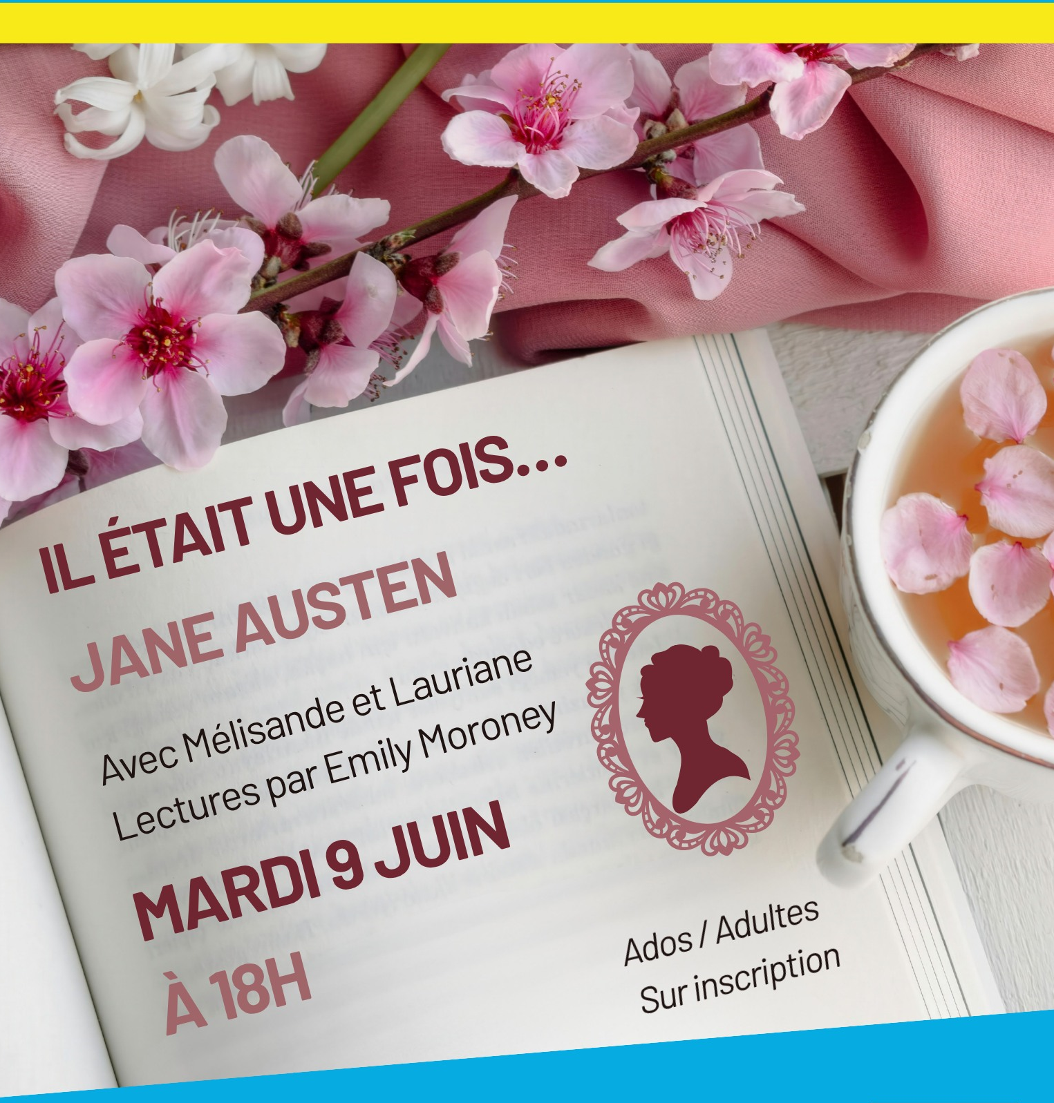 IL ÉTAIT UNE FOIS... JANE AUSTEN — visuel événement