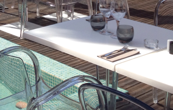 Restaurant Larcen la suite à Agde - Terrasse