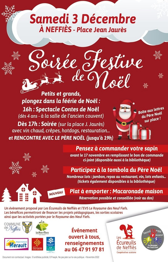 SOIRÉE FESTIVE DE NOËL