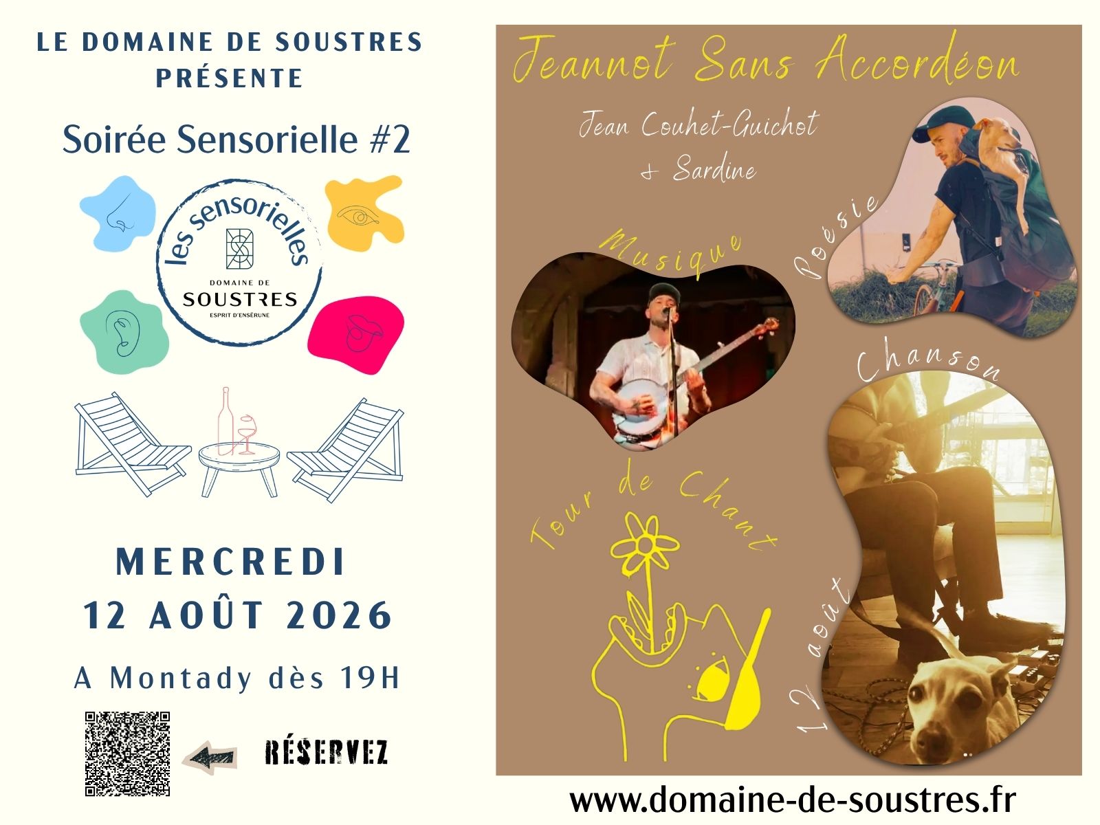 SOIREE SENSORIELLE 12/08/26-JEANNOT SANS ACCORDEON — visuel événement