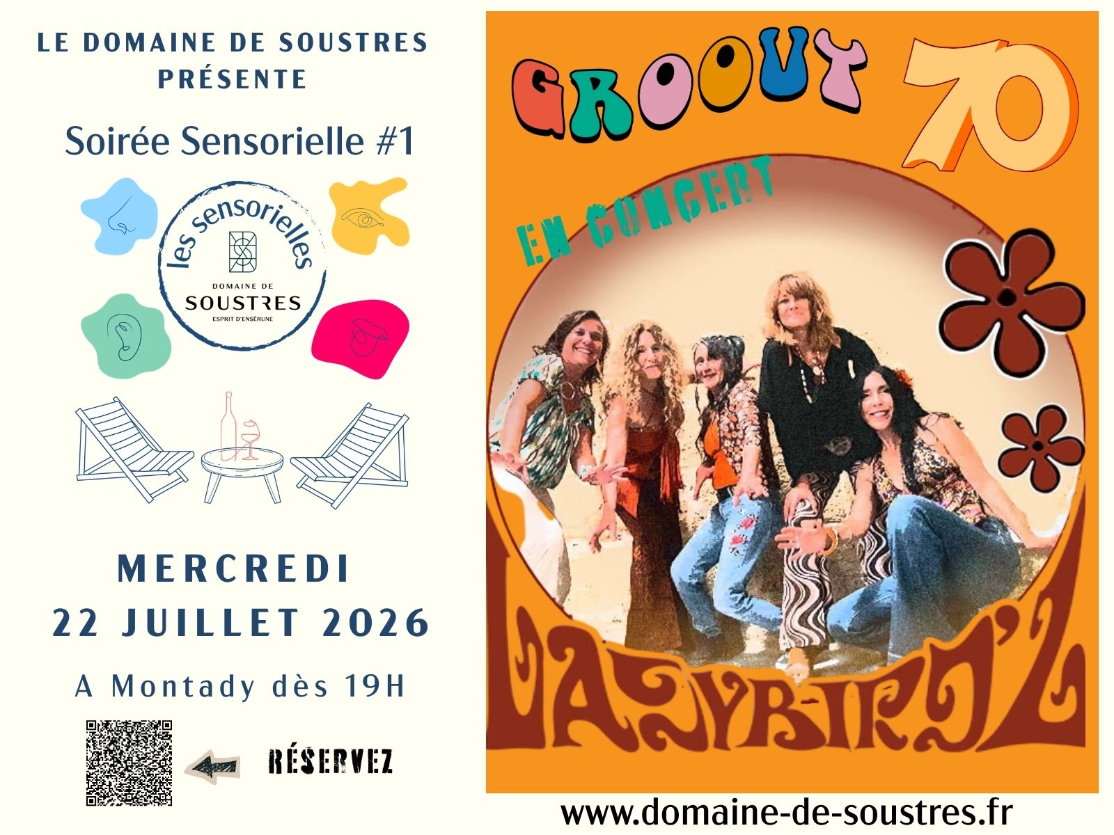 SOIREE SENSORIELLE SEVENTIES