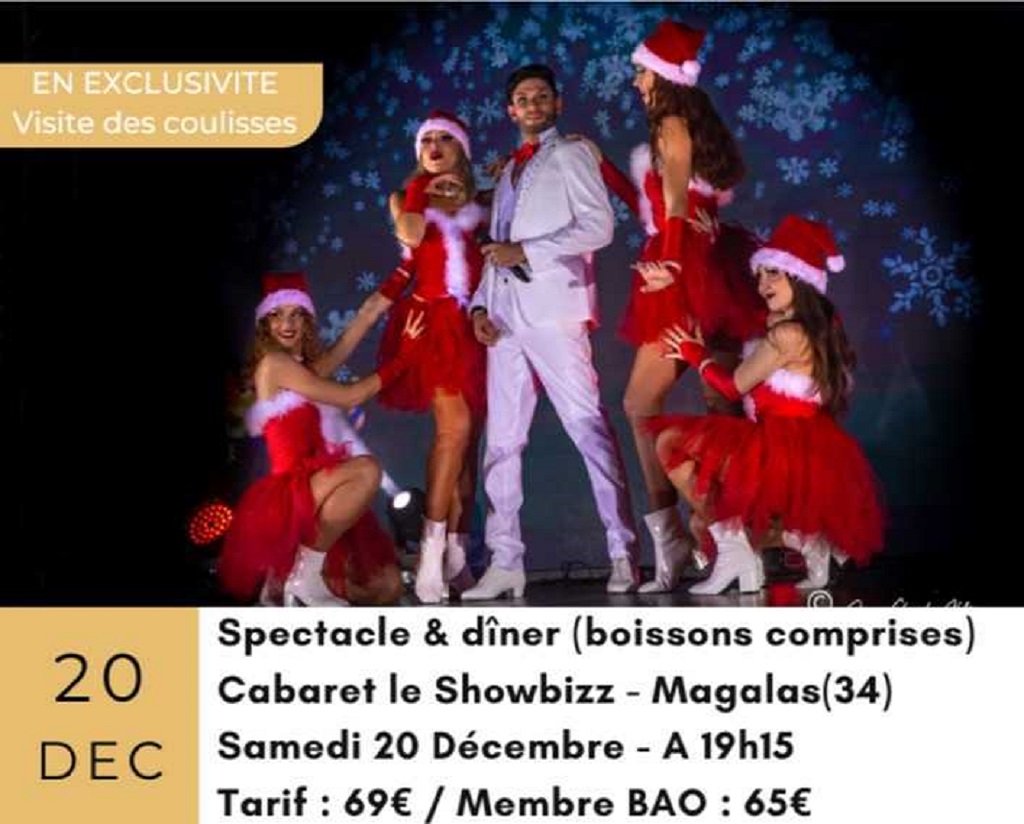 SPECTACLE CABARET LE SHOWBIZZ / MAGALAS